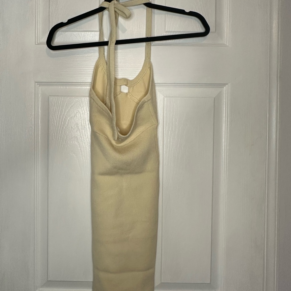 For Love And Lemons Cream Knit Dress XS NWT - Picture 2 of 9